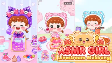 ASMR Girl: Livestream Mukbang