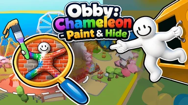 Obby: Chameleon - Paint & Hide